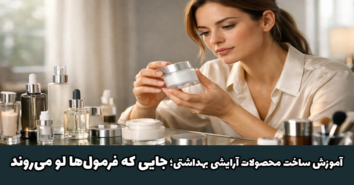 آموزش ساخت محصولات آرایشی بهداشتی ؛ جایی که فرمولها لو میروند
