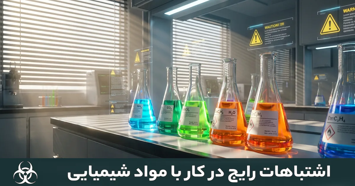 اشتباهات رایج در کار با مواد شیمیایی در آزمایشگاه