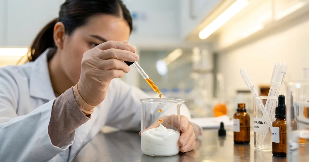 ترکیب مواد فعال و آنتیاکسیدانها در محیط آزمایشگاهی